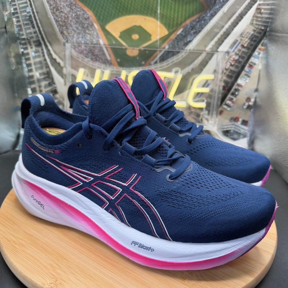 ASICS Gel-Nimbus 26 ‘Blue Expanse Bold Magenta’ Women's Sz 10.5